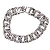 Image 3 : Platinum Plated Iced Out Cuban Bracelet