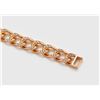 Image 3 : 18K Gold Plated Iced Out Cuban Bracelet