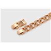 Image 4 : 18K Gold Plated Iced Out Cuban Bracelet