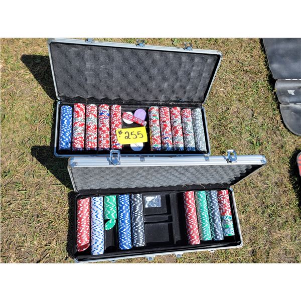 2- Sets of poker chips