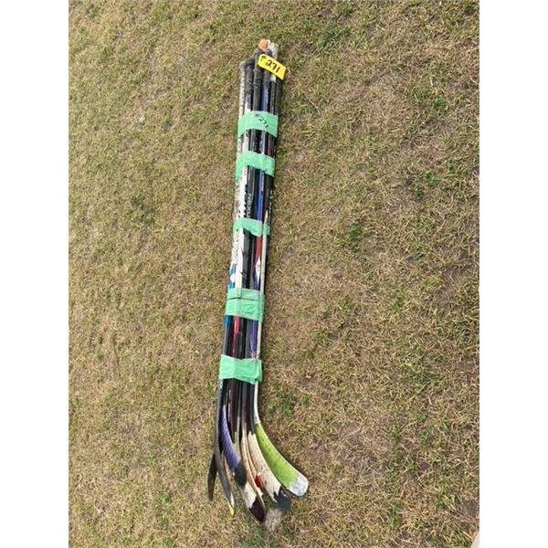 Qty of hockey sticks