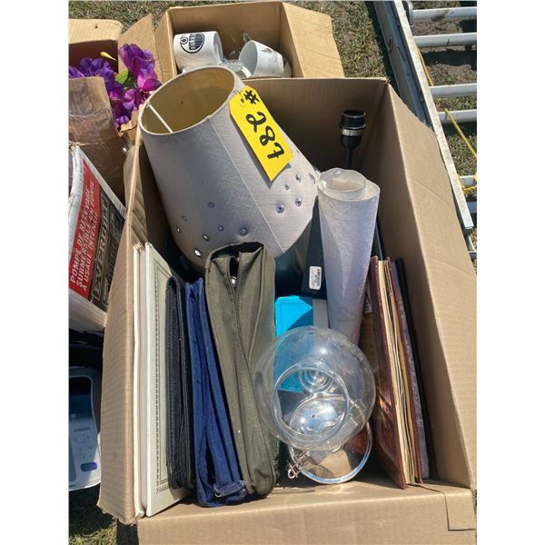 Printer, various binders, dishes, foot massager, power bar