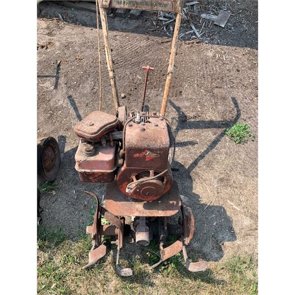 2- Old gas rototillers