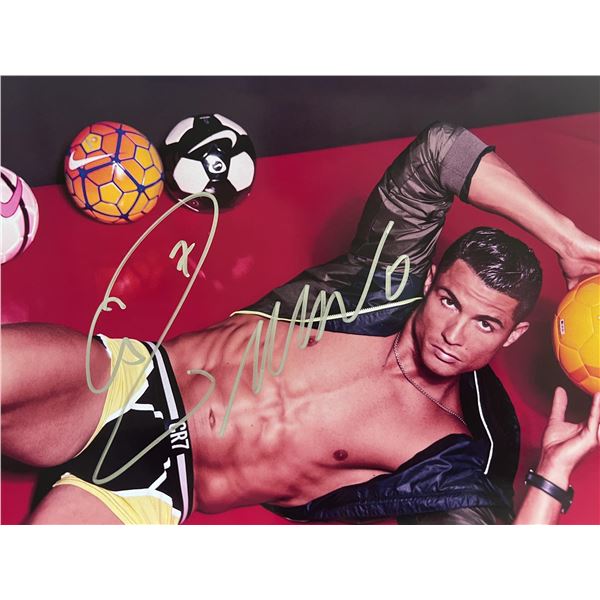Cristiano Ronaldo signed photo