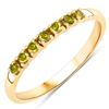 14KT Yellow Gold 0.22ctw Dark Yellow Diamond Ring