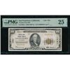1929 $100 San Francisco CA National PMG 25