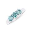 14KT White Gold 1.26ctw Blue Diamond Ring