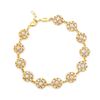 Plated 18KT Yellow Gold Diamond Bracelet