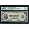 1915 $10 Chicago FRBN PMG 25