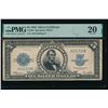 1923 $5 Lincoln Porthole Silver Certificate PMG 20