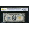 1934A $10 N Africa Silver Certificate PCGS 67PPQ