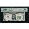 1928B $5 San Francisco FRN PMG 65EPQ