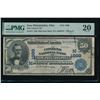 1902 $50 New Philadelphia OH National PMG 20