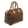 Image 2 : Louis Vuitton Brown Monogram Speedy 25 Satchel Bag