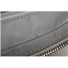 Image 9 : Chanel Grey White Lambskin Bicolor Leather CC Bowling Bag