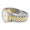 Image 9 : Rolex Mens Two Tone White Diamond And Ruby Channel Set Datejust Wristwatch 36MM