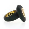 Image 3 : Roberto Coin Capri Plus 18k Gold Plated Silver & Ebony Wood Brown Diamond Ring