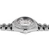 Image 5 : Rolex Ladies Stainless Steel Quickset Silver Index Diamond Bezel Date Watch With