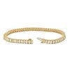 Image 4 : 11.50 ctw Diamond Tennis Bracelet - 18KT Yellow Gold