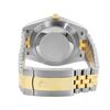 Image 7 : Mens 18K Two Tone Yellow Gold And Stainless Steel Silver Index 41MM Datejust