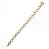 Image 6 : NEW Italian Solid 14K TT Gold 8" Interlocking Oval Link Chain Bracelet 16.98g