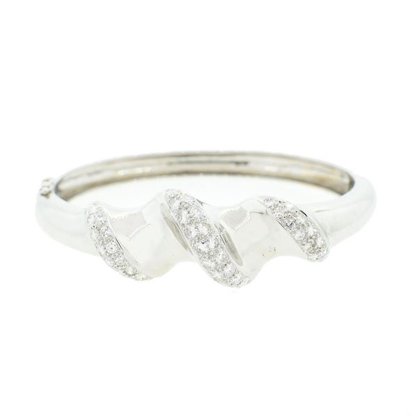 2.50 ctw Diamond 14K White Gold Bracelet