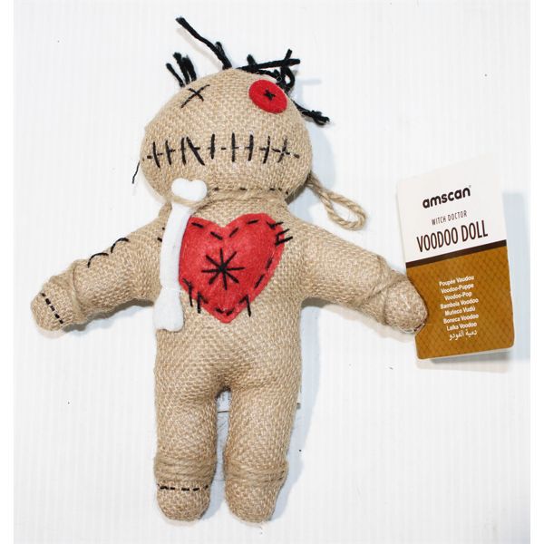 AMSCAN WITCH DOCTOR VOODOO DOLL 8 1/2" H