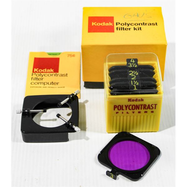 KODAK POLYCONTRAST FILTER KIT MODEL A