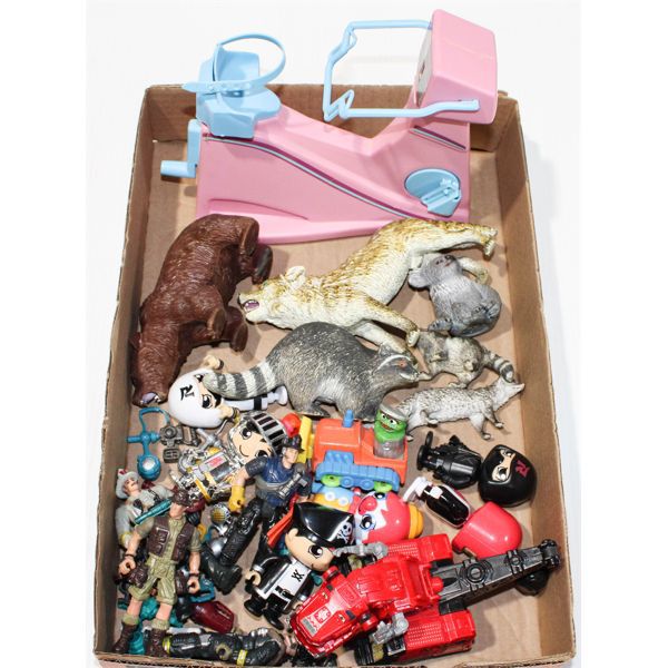 ASST. TOYS INCL. ANIMALS, RYANS WORLD & MORE.