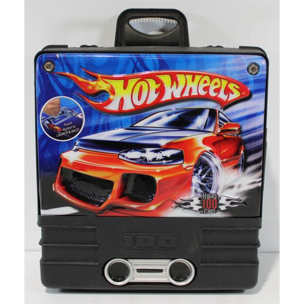 ASST. HOTWHEELS / DIECAST CARS W/ CARRY CASE