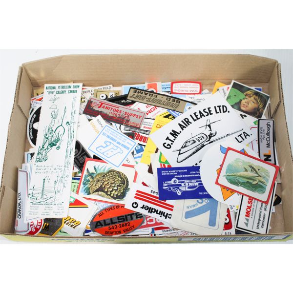 ASST. STICKERS & DECALS INCL. OILFIELD & MORE