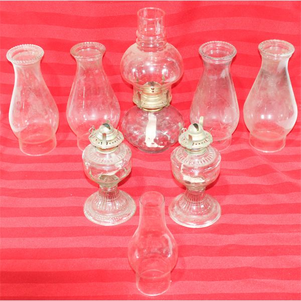 ASST. OIL LAMPS & GLOBES