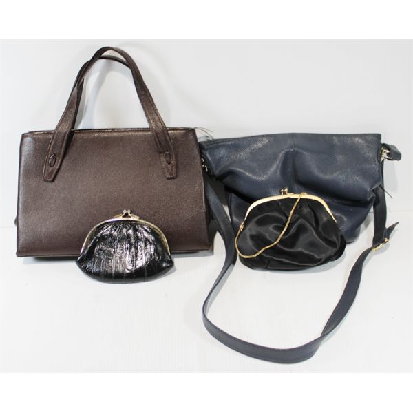 ESTATE HANDBAGS AND CLASP BAGS