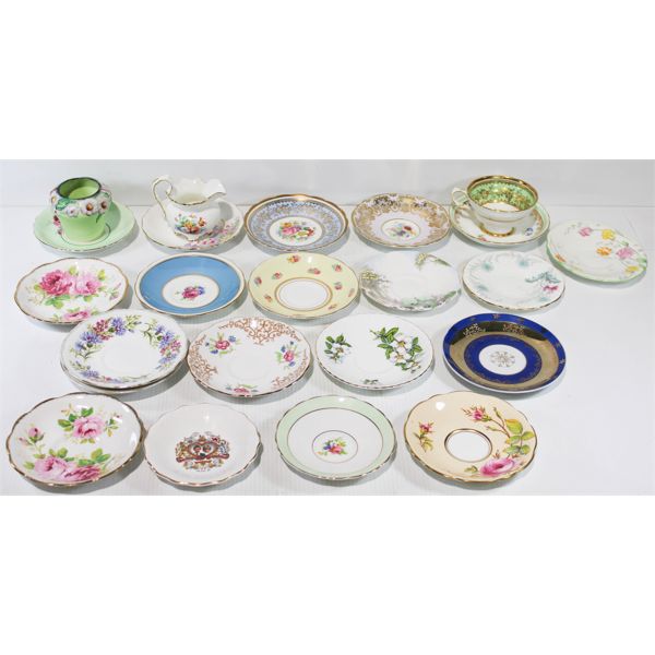 ASST. BONE CHINA SAUCERS