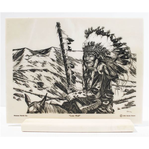 MARBLE "LONE WOLF" 1992 BERNIE BROWN 