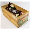 Image 1 : VINT. BEER BOTTLES IN JUNIOR B.C. FRUIT CRATE