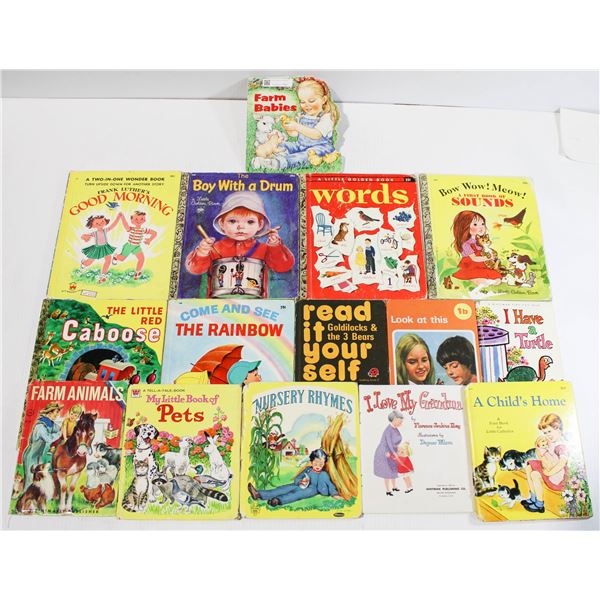 ASSORT. VINTAGE KIDS BOOKS