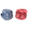 Image 1 : VINT. HATS: BLUE FEATHER & PINK PETAL THEMED
