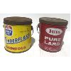 Image 1 : VINT. PURE LARD TINS; MAPLE LEAF TENDERFLAKE & BURNS