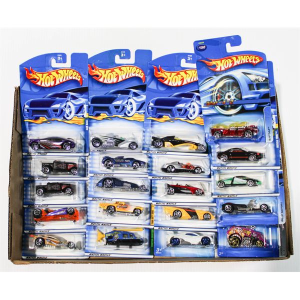 20 ASST. HOT WHEELS SEALED 