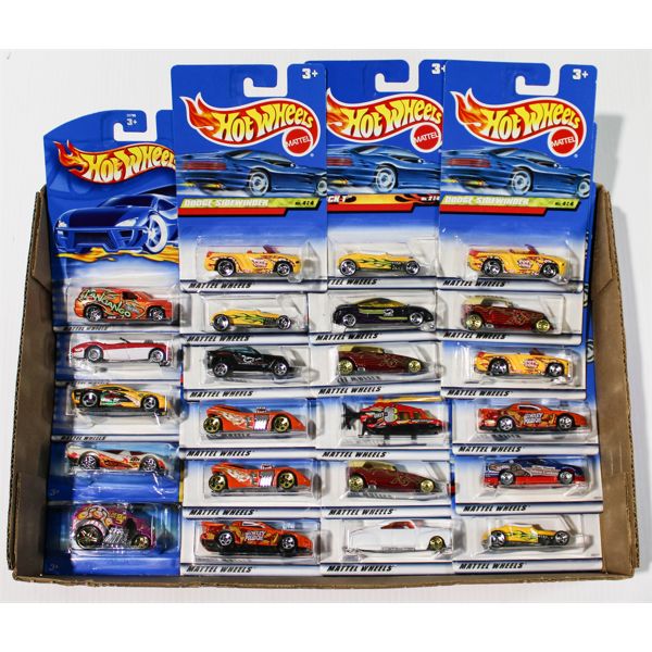 23 ASST. HOT WHEELS SEALED