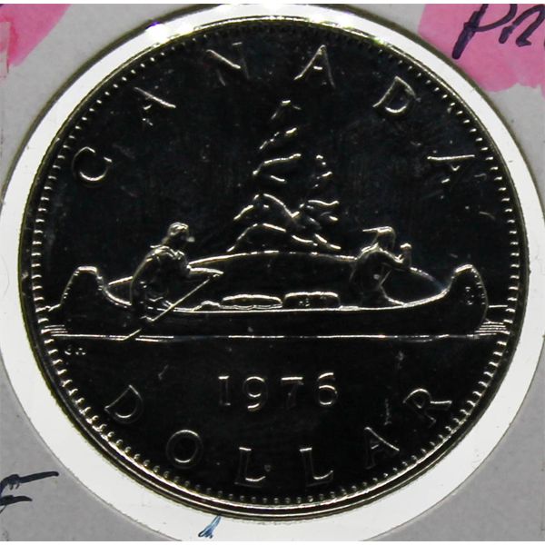 1976 PROOF CAMEO CANADIAN VOYAGEUR DOLLAR