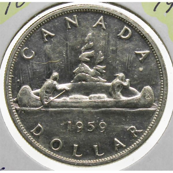 1959 CANADA SILVER DOLLAR