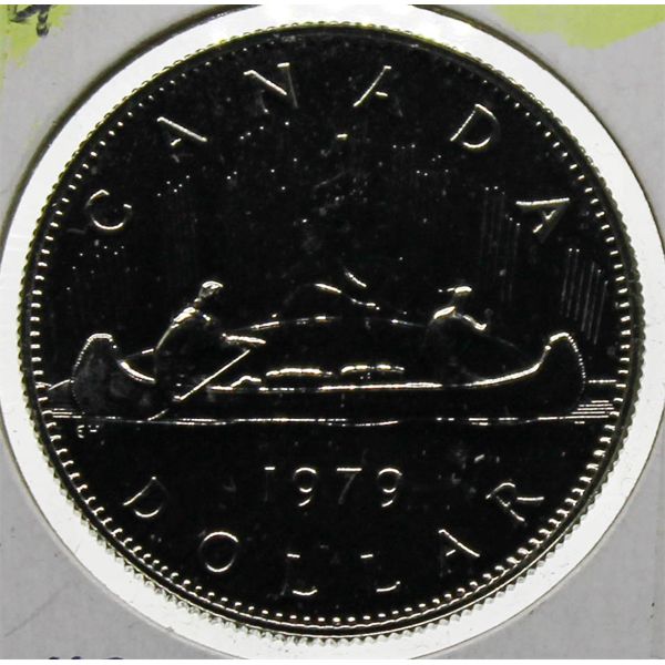1979 PROOF CAMEO VOYAGEUR CANADA DOLLAR