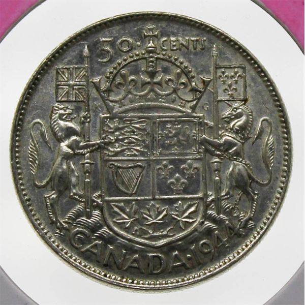 1944 CANADIAN SILVER HALF DOLLAR