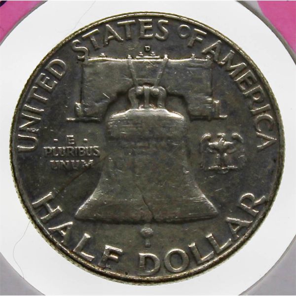 1958 USA LIBERTY BELL SILVER  HALF DOLLAR