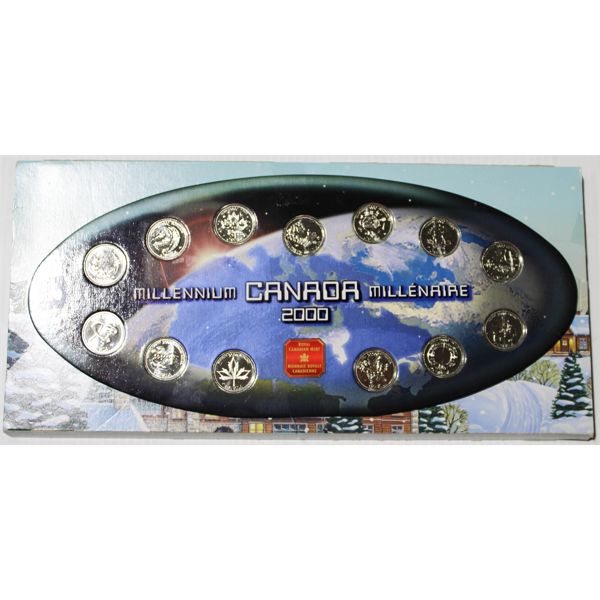 YEAR 2000 CANADIAN MINT MILLENIUM COIN SET
