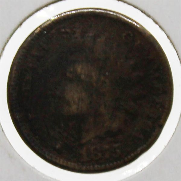 1875 UNITED STATES AG3 1 CENT COIN
