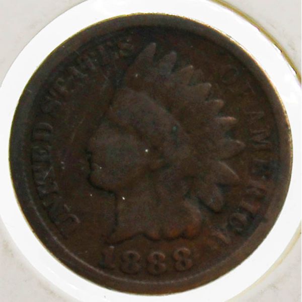 1888 UNITED STATES 1 CENT COIN