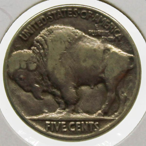 1924 US FINE BUFFALO 5 CENT COIN